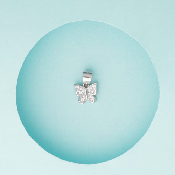 Butterfly By The Beach Pendant Charm