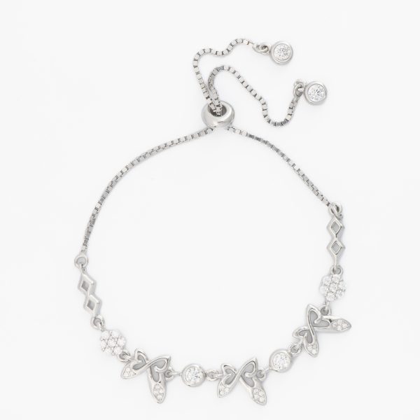 Butterfly In Wind Adjustable Bracelet