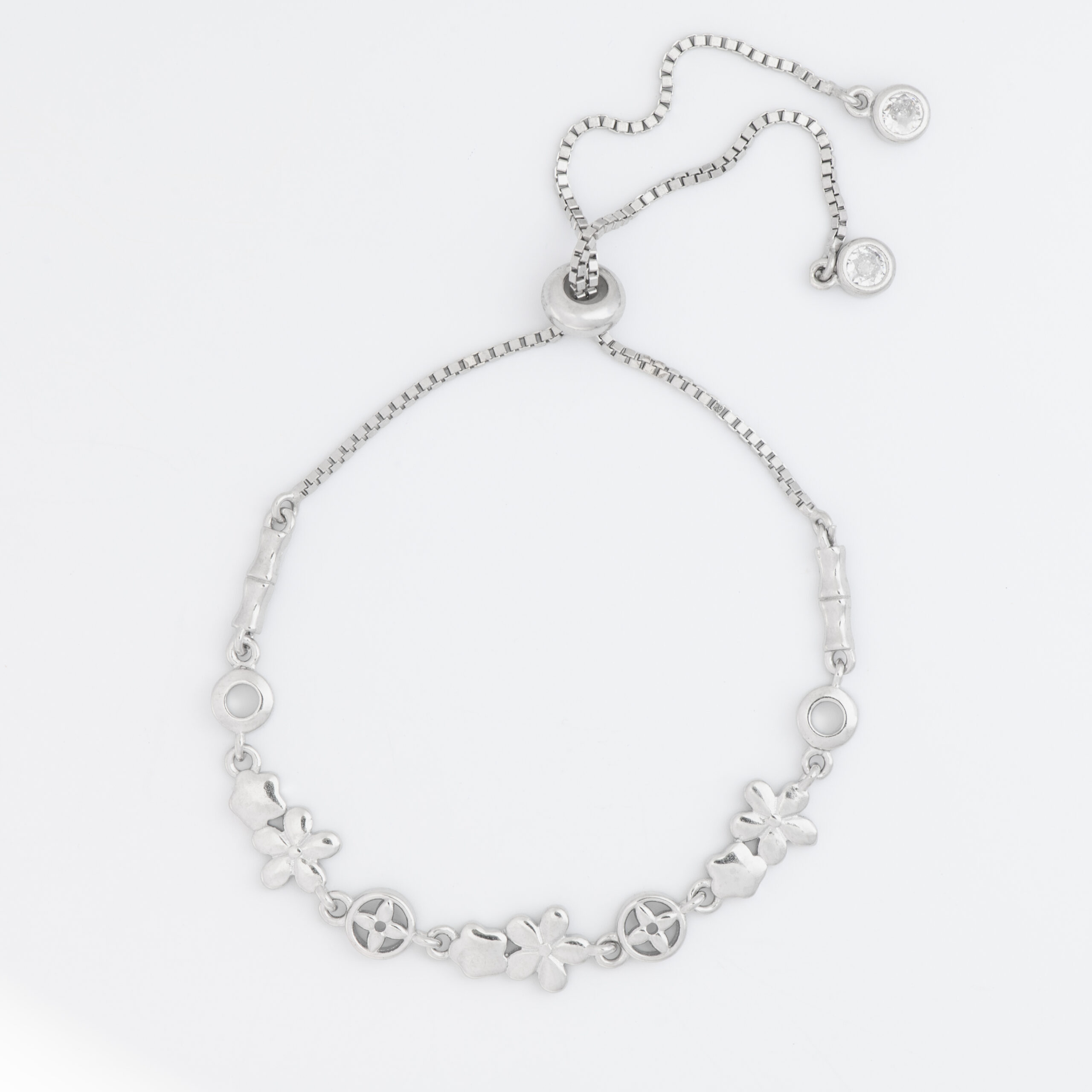 Chic Floral Adjustable Bracelet