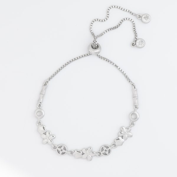 Chic Floral Adjustable Bracelet