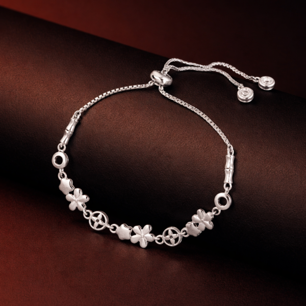 Chic Floral Adjustable Bracelet