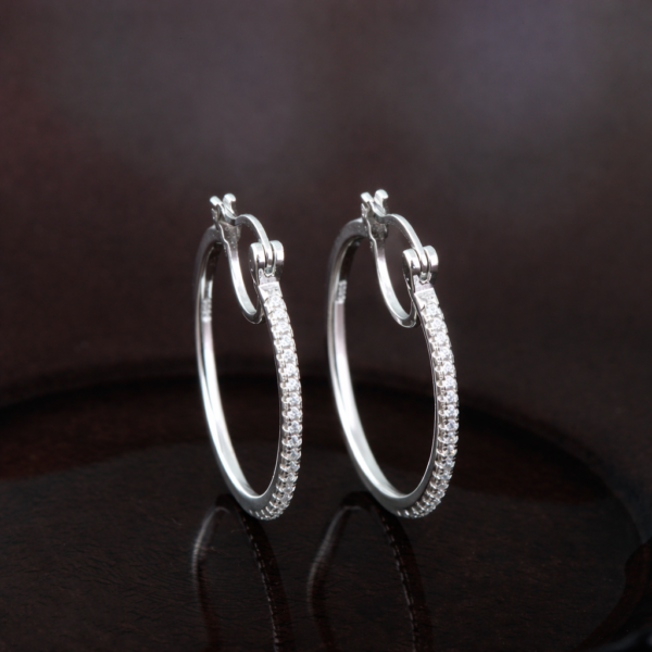 Classic Curve Thin Spark Hoops