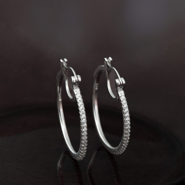 Classic Curve Thin Spark Hoops