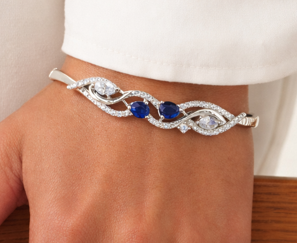 Tangled Sapphire Bracelet