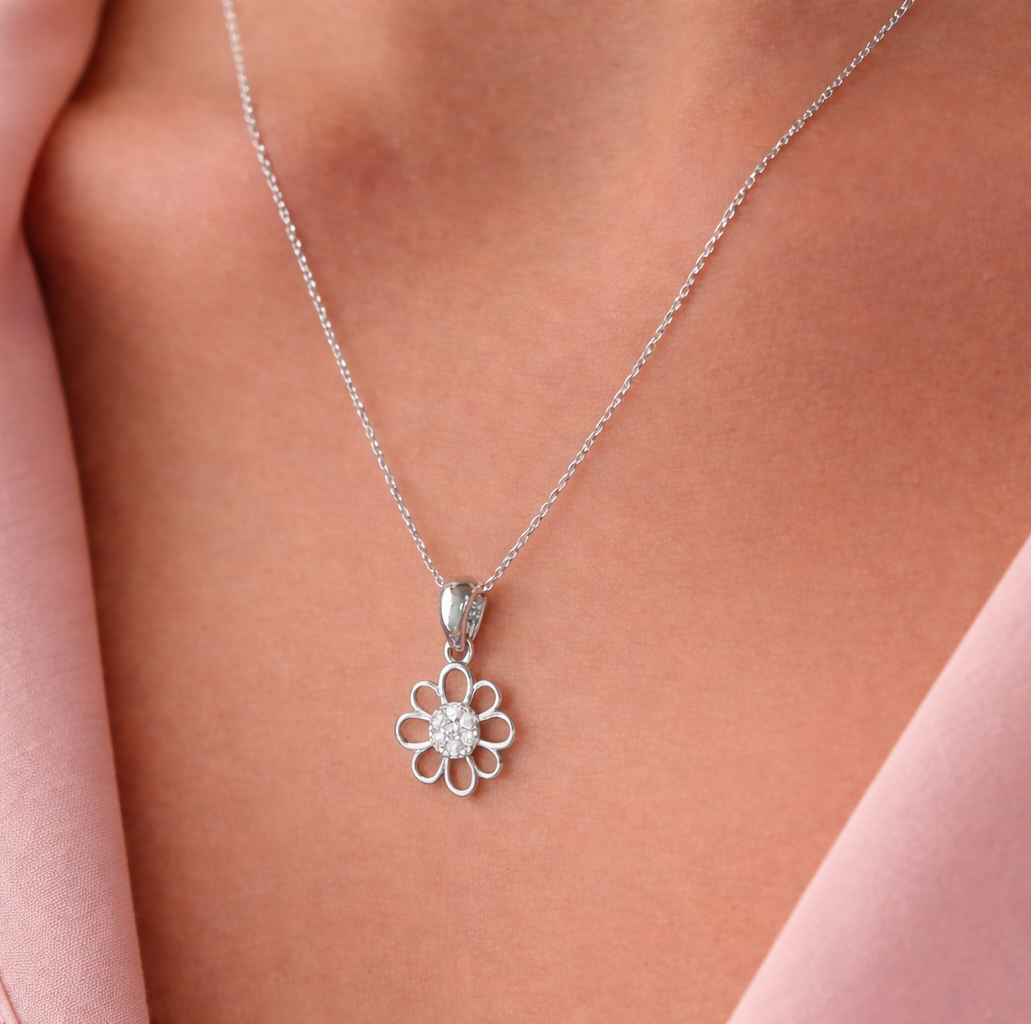 Cute Floral Pendant Charm - cg