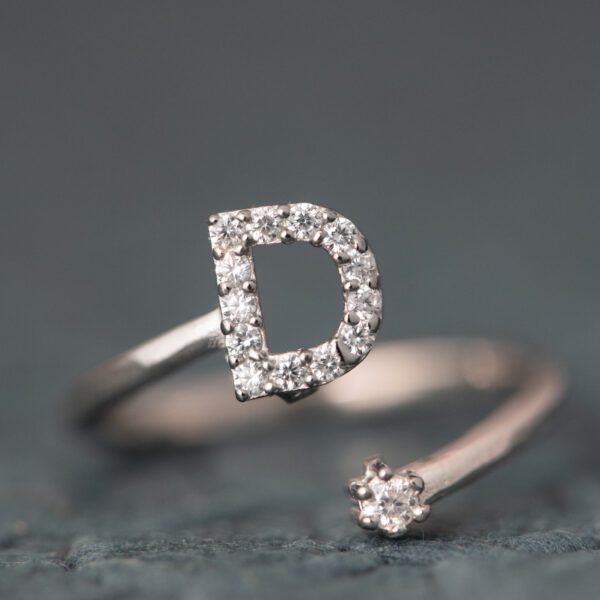 "D" Open Ring