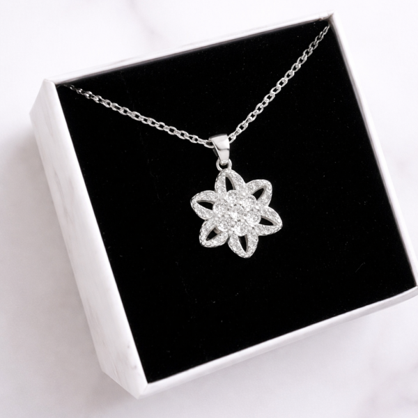 Delicate Flower Pendant Charm