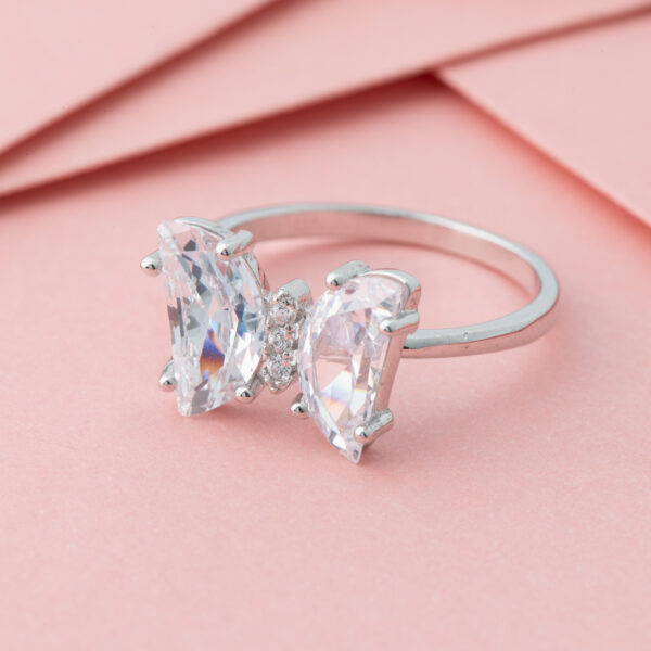 Diamond Butterfly Ring