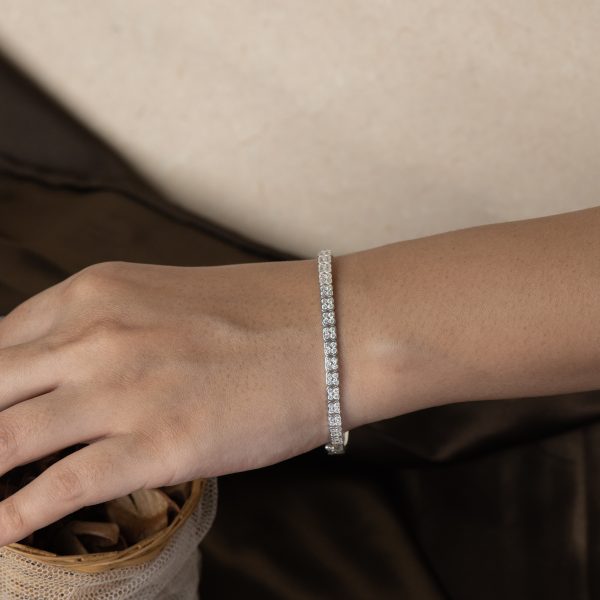 Elegant Single Diamond Bracelet