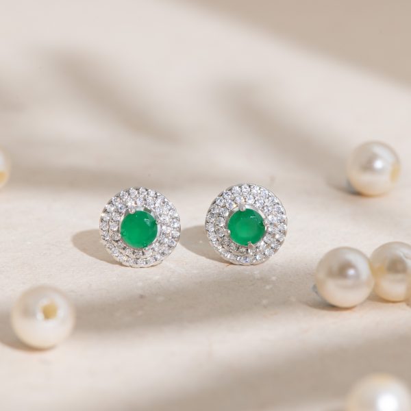 Emerald Signature Studs