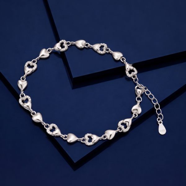 Entangled Heart Bracelet