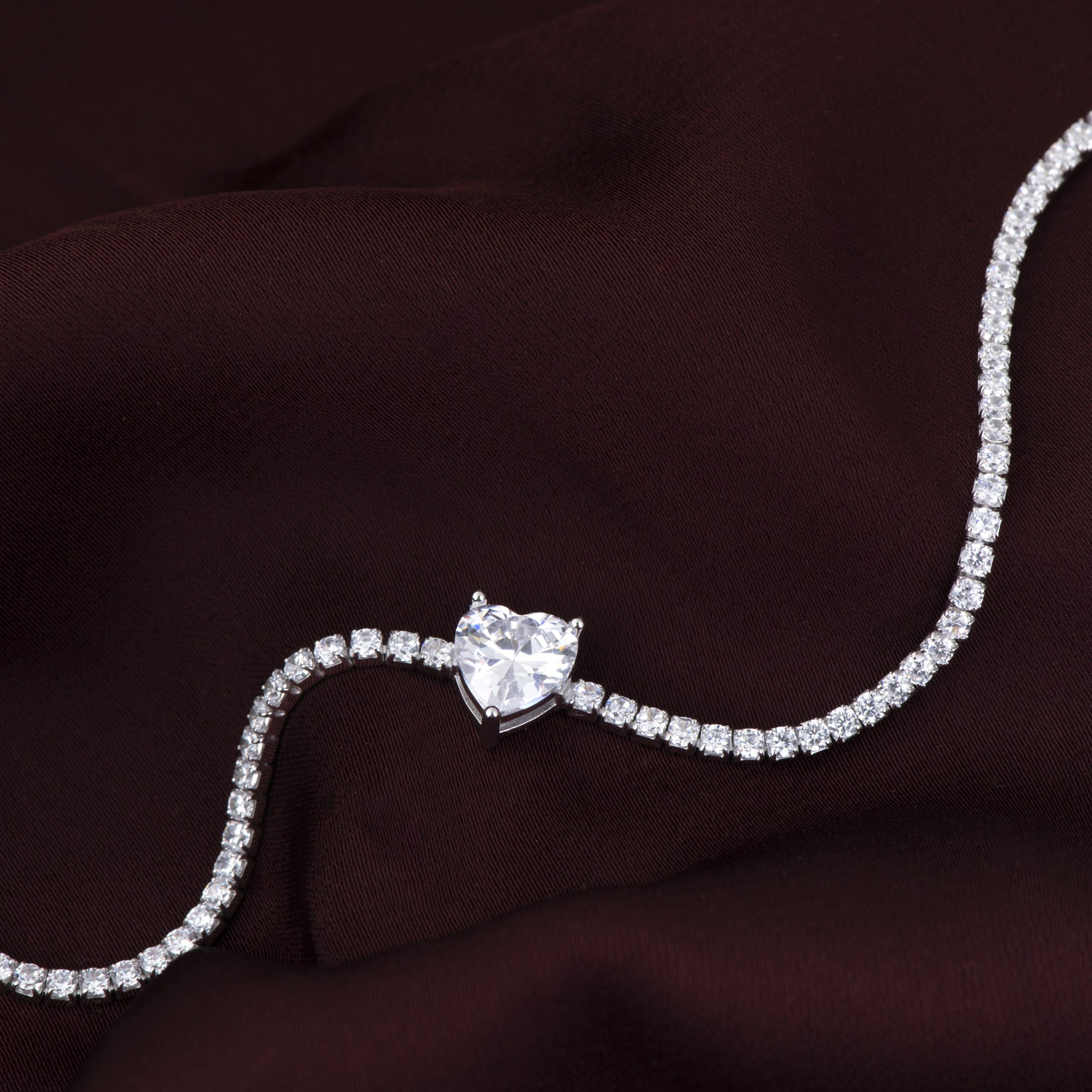 Eternal Heart Tennis Bracelet