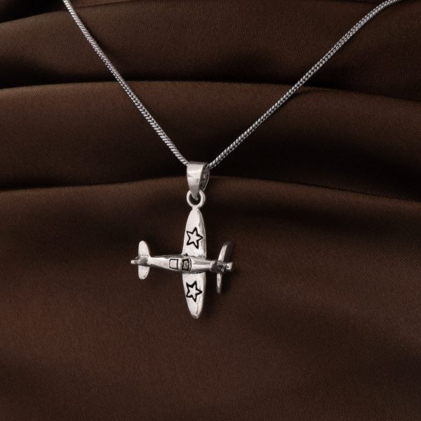 Fighter Jet Pendant Charm