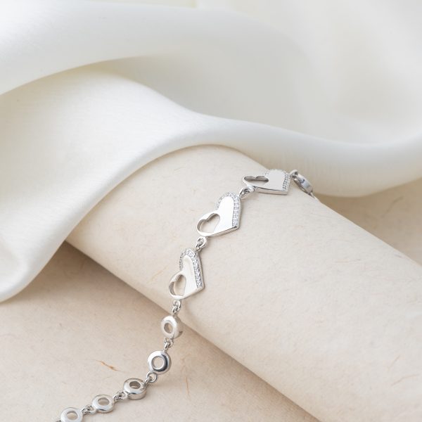 Heart Glow Link Bracelet