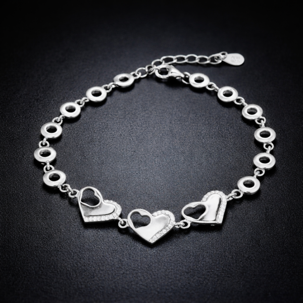 Heart Glow Link Bracelet