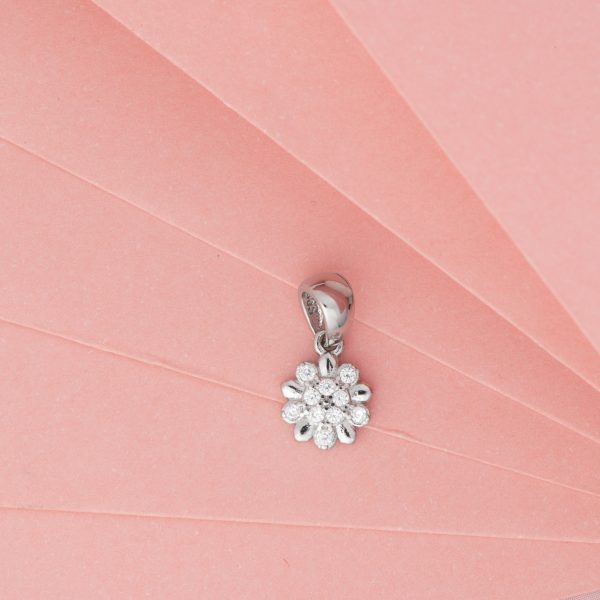 Her & I Floral Pendant Charm