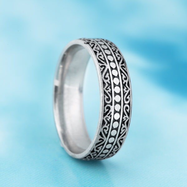 Heritage Flow Silver Band