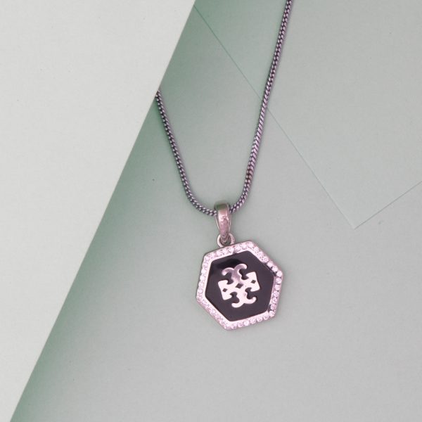 Hexa Emblem Pendant Charm