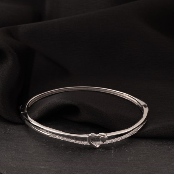 I Love You Silver Kada