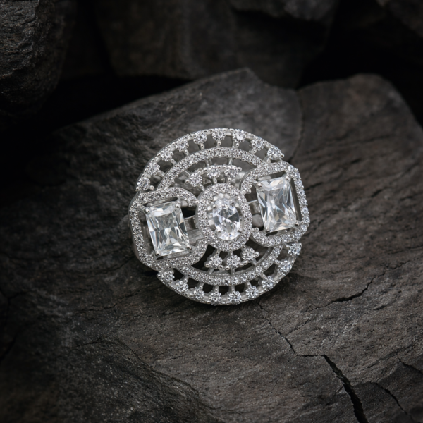 Imperial Circle Statement Ring