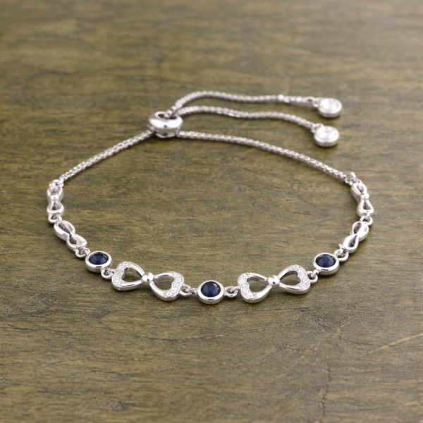 Infinity & Beyond Sapphire Bracelet