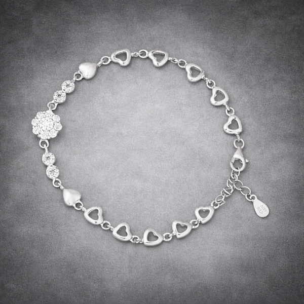 Infinity Blooming Flower Bracelet