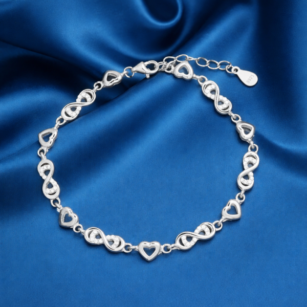Infinity Hearts Charm Bracelet