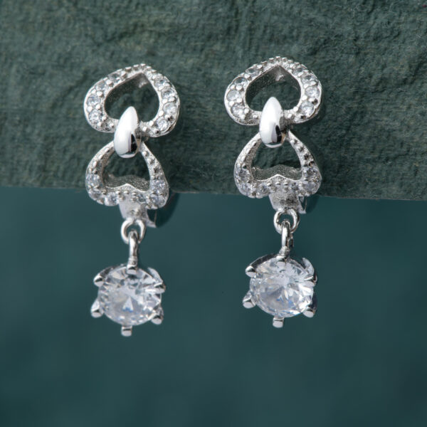 Infinity Spark Drop Earrings