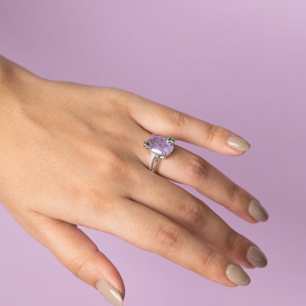 Lavender Bloom Serene Ring
