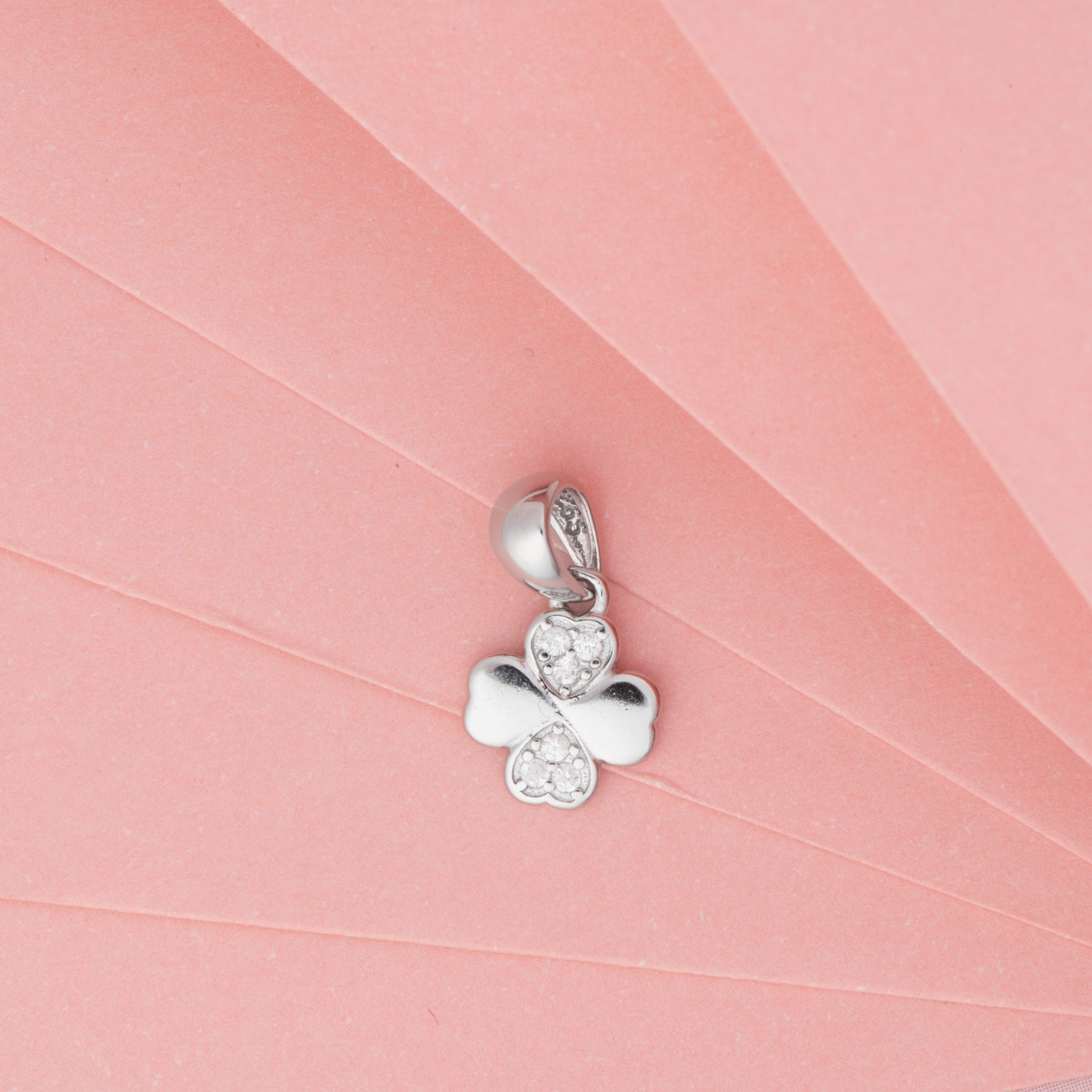 Lucky Four-Leaf Clover Pendant Charm
