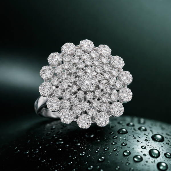 Luminous Garden Statement Ring