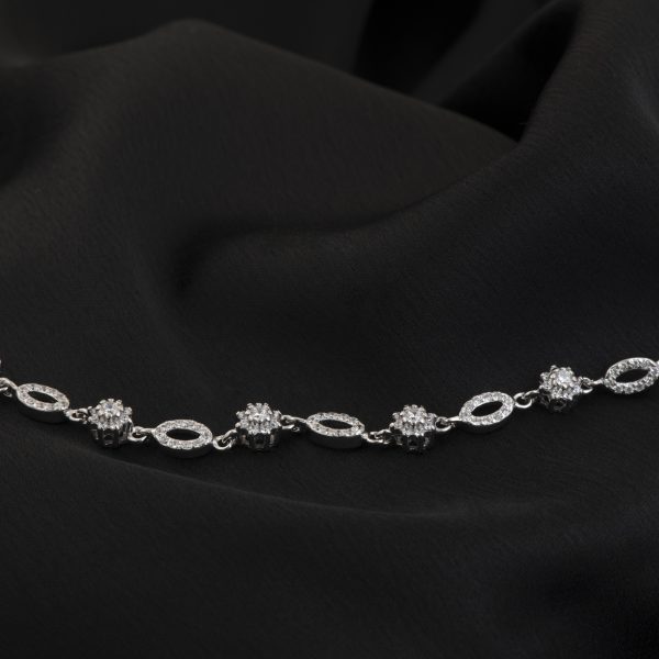 Petals & Diamonds Midnight Bracelet