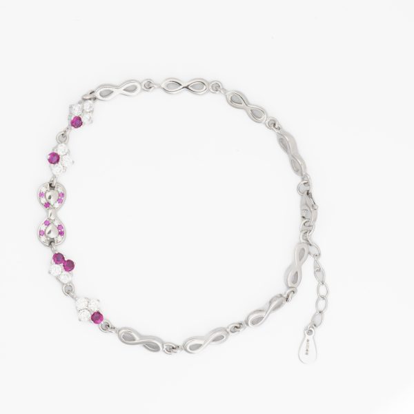 Pink Infinity Spark Bracelet
