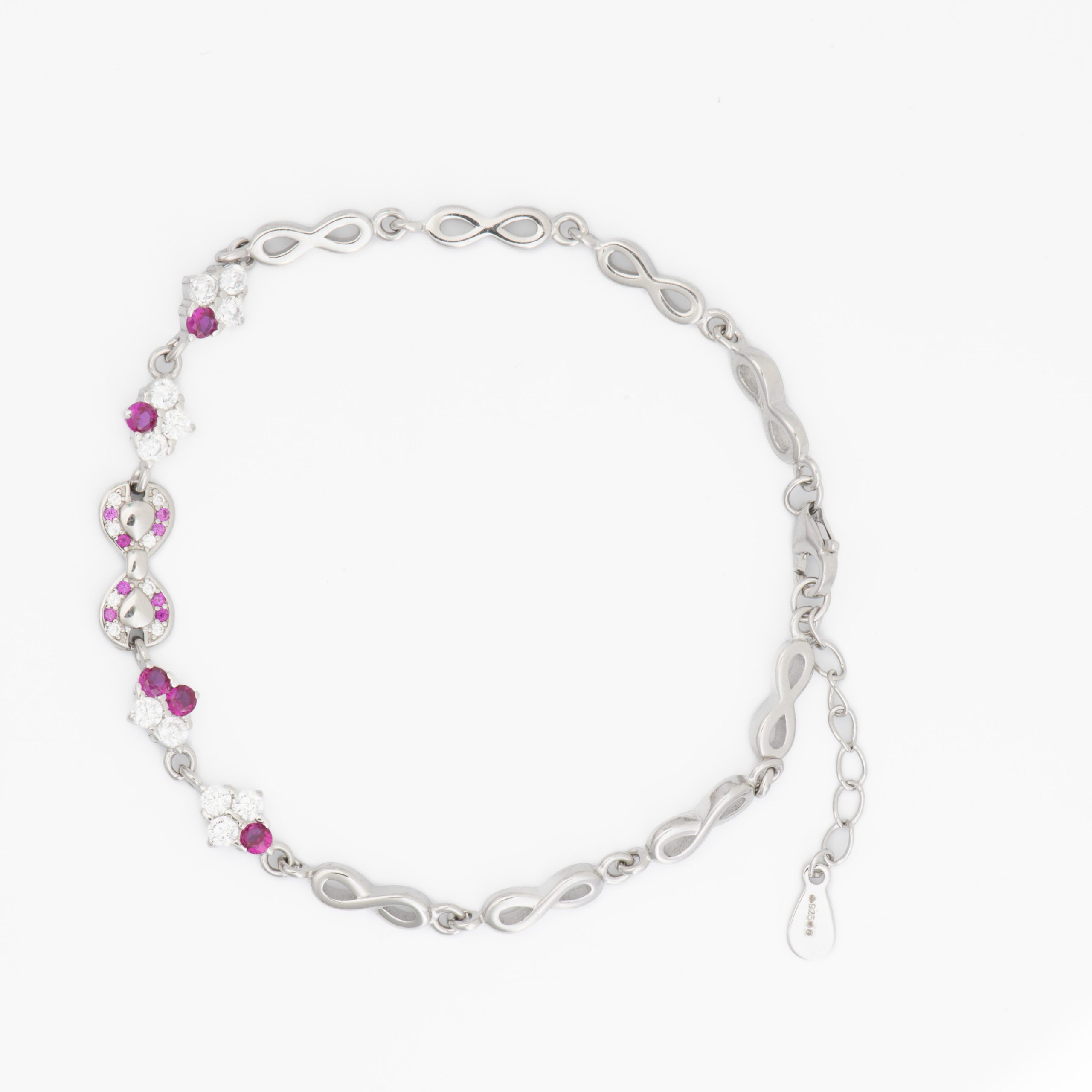 Pink Infinity Spark Bracelet