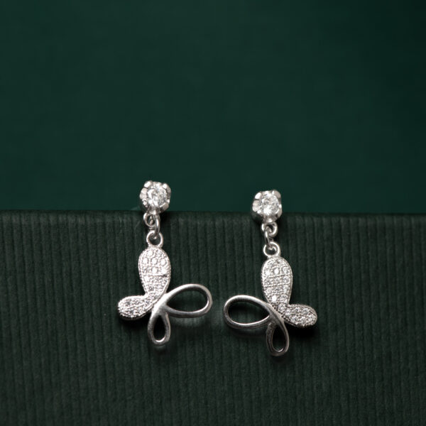 Ribbon Knot Grace Drop Earrings