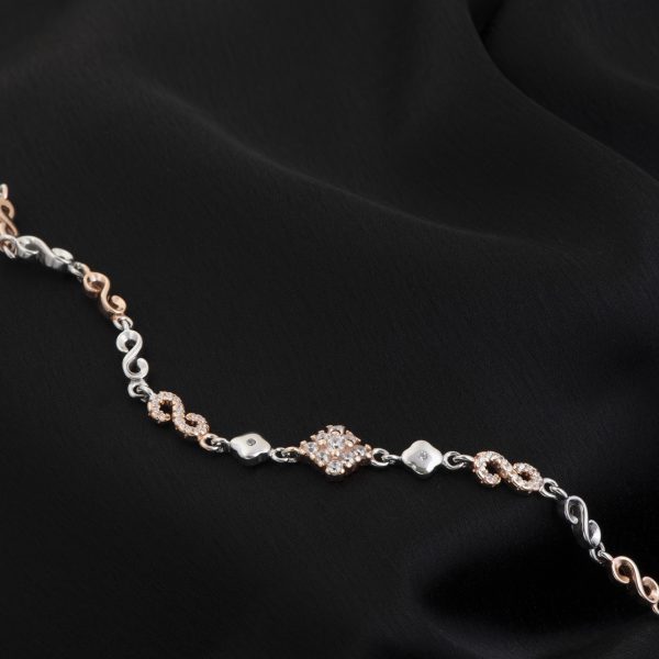 Rose Spark Knot Bracelet