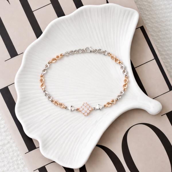 Rose Spark Knot Bracelet