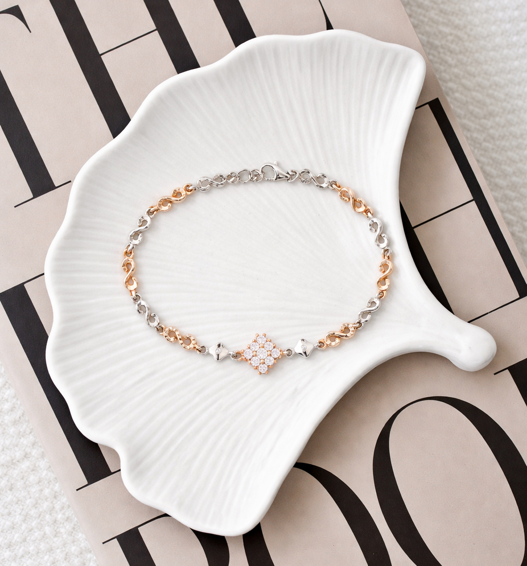 Rose Spark Knot Bracelet -cg