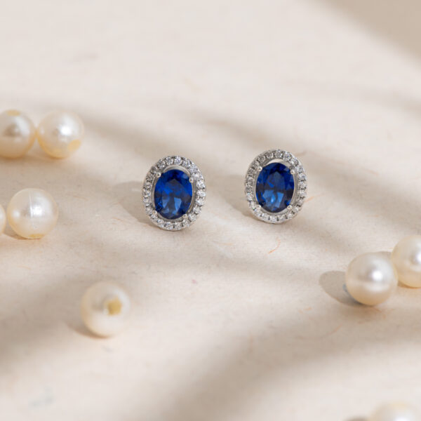 Royal Sapphire Glow Studs