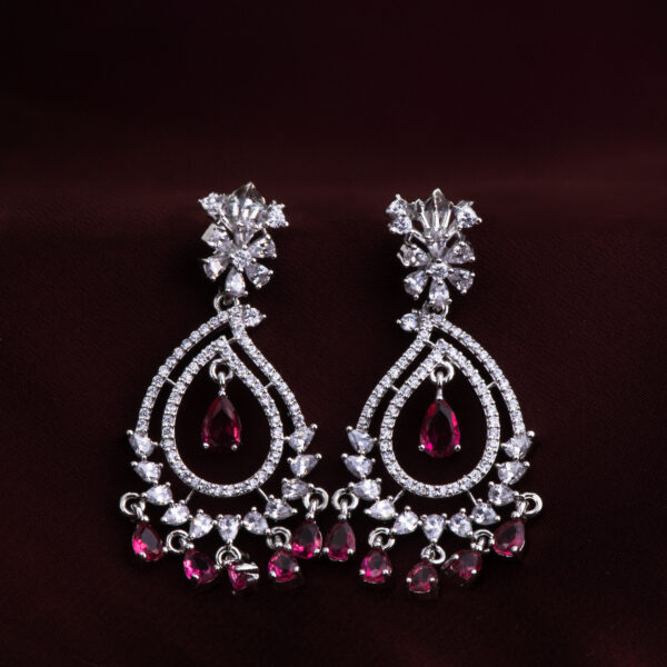 Ruby Cascade Chandeliers