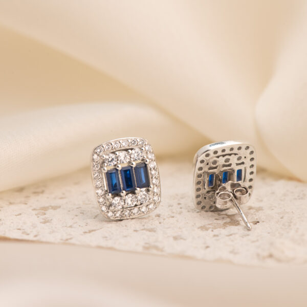 Sapphire Frame Elegance Studs