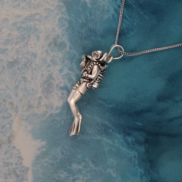 Scuba Diving Pendant Charm