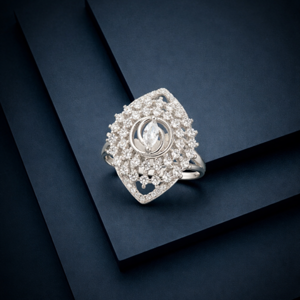 Shield of Light Statement Ring