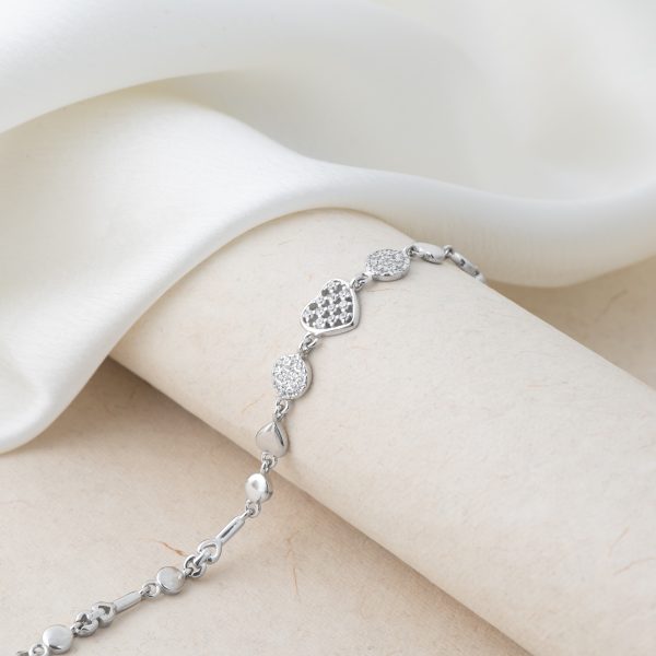 Shimmer Love Chain Bracelet