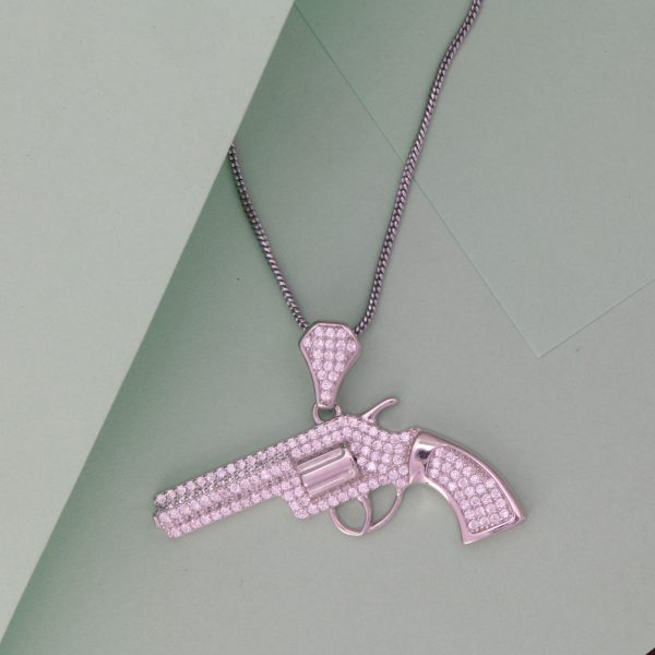 Shooting Gun Pendant Charm