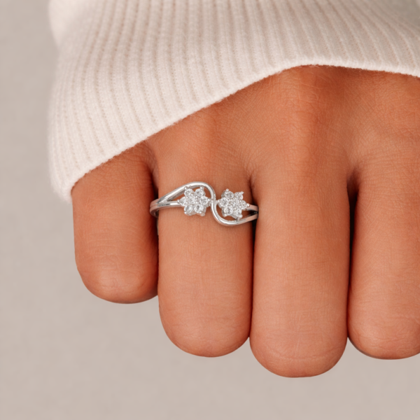 Shy Daisies Artistic Ring