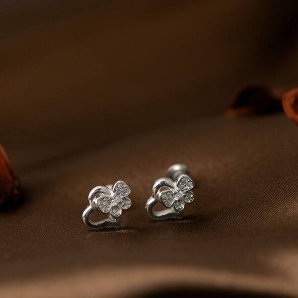 Soft Bloom Butterfly Studs
