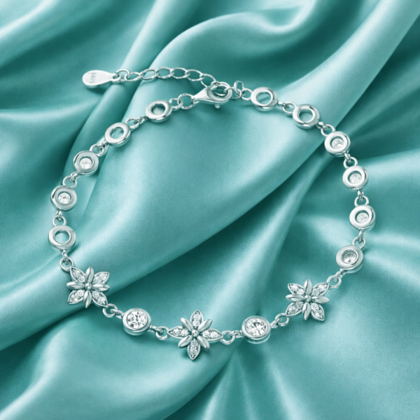Sparkle Petal Chain Bracelet