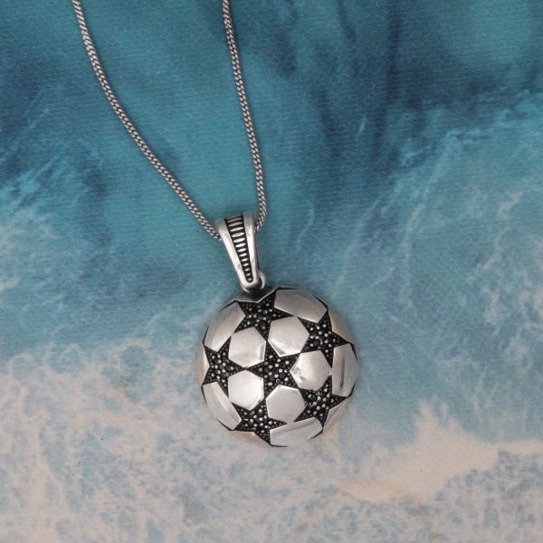 Star Football Pendant Charm
