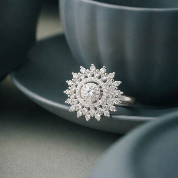 Sunflare Radiance Statement Ring